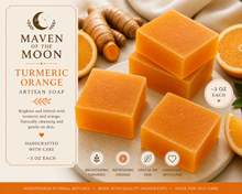 Load image into Gallery viewer, Turmeric Orange Artisan Soap