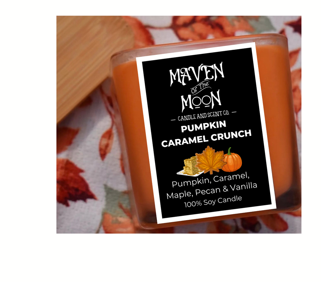 Pumpkin Caramel Crunch - 10 oz. Soy Candle