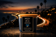 Velvet Coast – 100% Soy Candle | Coastal, Mineral & Ambered Scent | Phthalate-Free | Handmade, 10 oz