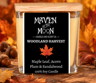 Woodland Harvest | 100% Soy Candle | Spicy, Woody & Nostalgic Fall Scent | Phthalate-Free | Handmade, 10 oz