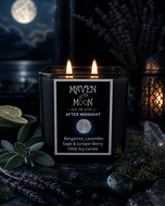 After Midnight - 100% Soy Candle | Calming Herbal Scent - Phthalate Free - Handmade 10 oz