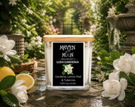 Lush Gardenia - 100% Soy Candle | Handmade Floral Scent, 10 oz