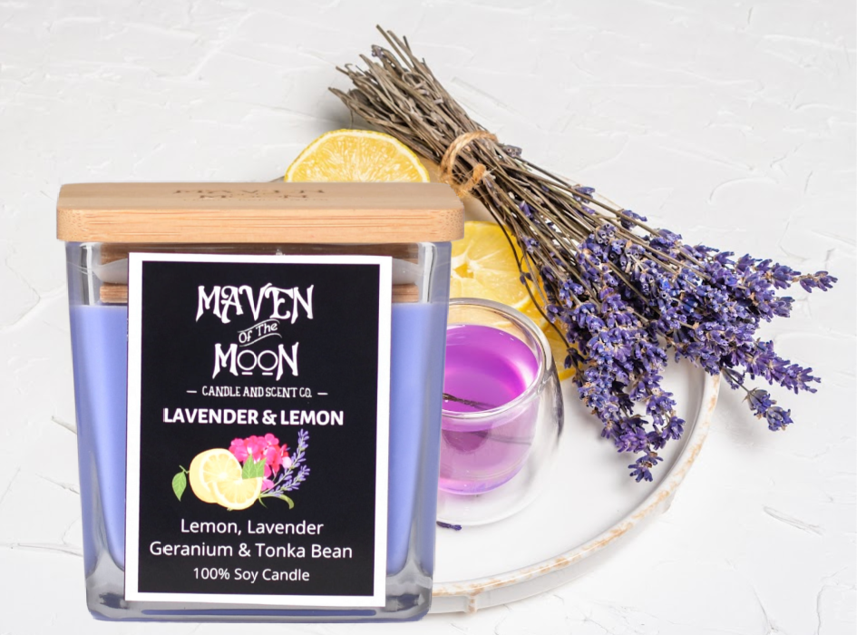 Lavender & Lemon - 10 oz. Soy Candle