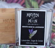 White Sage & Lavender- 10 oz Soy Candle